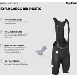 GripGrab EXPLR Cargo Bib Shorts