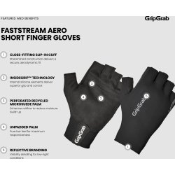 GripGrab Faststream Aero Short Finger Gloves